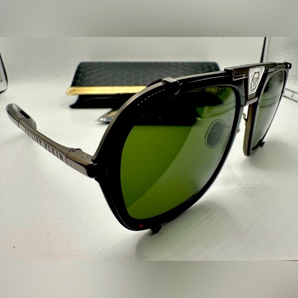 Phillip Plein SPP010 COL.584Y‼️Size 55-23-145 Plein Signature ‼️ - Picture 16 of 16